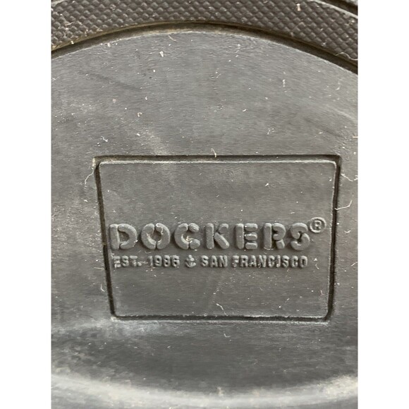 Dockers Dress Shoes Mens 7.5 M Gordon Oxford Black Leather Cap Toe 90-2214 - Picture 15 of 16